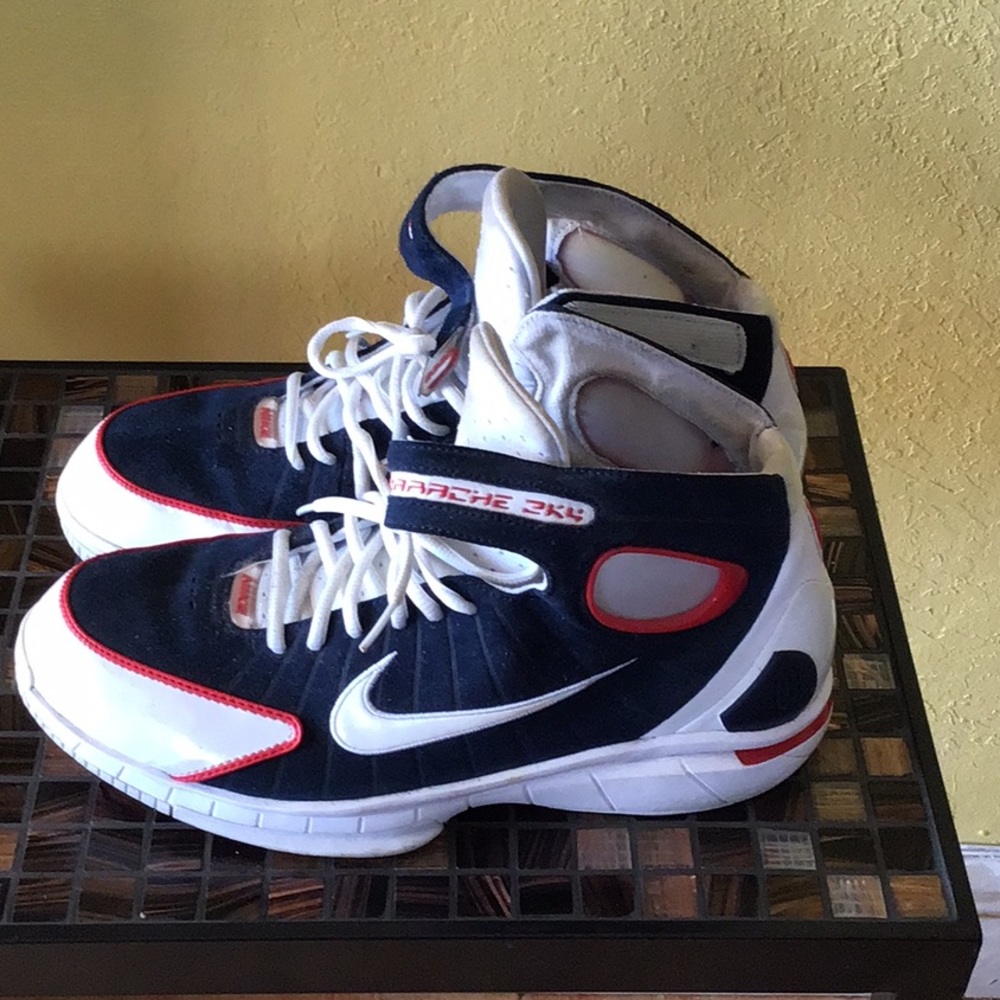 Limited red white & blue nike air huarache 2k4